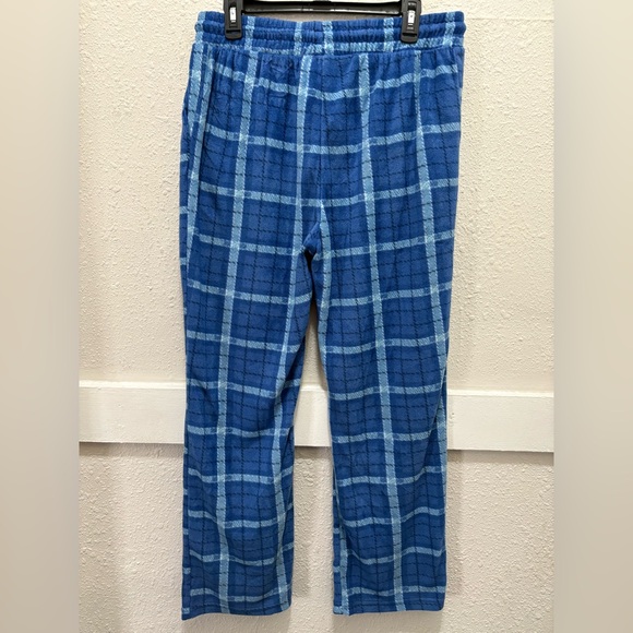 Disney Stitch Blue Plaid Christmas Pajama Pants Size XL - Picture 4 of 4